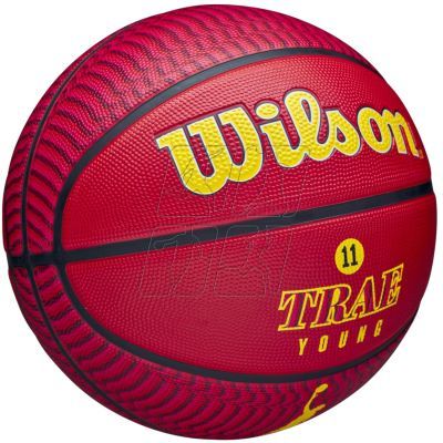 2. Basketball ball Wilson NBA Player Icon Trae Young Outdoor Ball WZ4013201XB