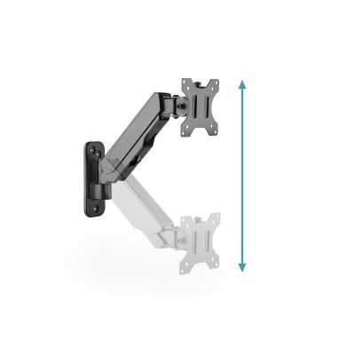 3. Single wall mount for 1xLCD max 32" and 8kg with gas spring