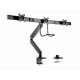 17. GEMBIRD ADJUSTABLE DESK ARM/MOUNT FOR 3 MONITORS 17-27, VESA 100X100MM, UP TO 6 KG