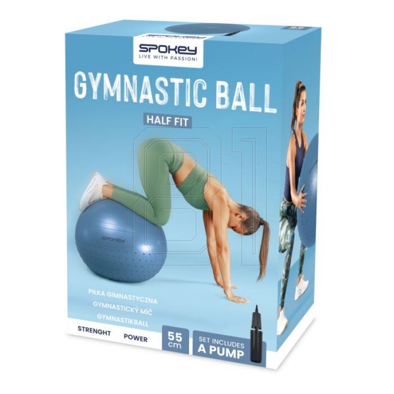 2. Spokey Half Fit gymnastic ball SPK-943628, 65 cm
