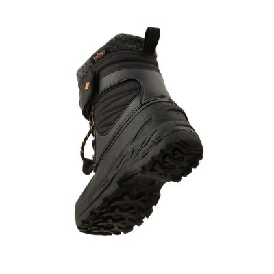 5. Lee Cooper Kids’ Winter Boots, Black Insulated Snow Boots with Velcro Fastener