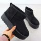 11. Women's black suede snow boots Potocki 16322