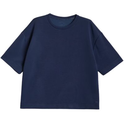 2. Women's 4F F3489 Navy Blue T-Shirt 4FWAW26TTSHF3489 31S