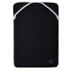 HP Reversible Protective Silver Laptop Sleeve for 15.6" Notebook, Black and Silver 2F2K5AA