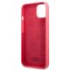 7. Karl Lagerfeld Silicone Plaque Case for iPhone 13 mini - Fuchsia