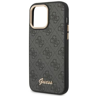 6. Guess GUHCP14XHG4SHK iPhone 14 Pro Max 6.7 "black / black hard case 4G Vintage Gold Logo