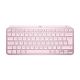 9. LOGITECH MX Keys Mini 920-010500 Pink Wireless Keyboard
