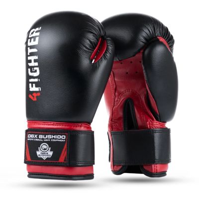 16. 6oz Boxing Gloves for Kids - 4Fighter Red