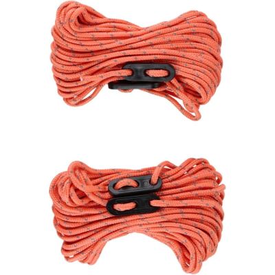 2. TOURIST ROPE TENSION FOR TENTS 2 PCS 10M ORANGE CAMP ACTIVE
