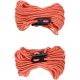 2. TOURIST ROPE TENSION FOR TENTS 2 PCS 10M ORANGE CAMP ACTIVE