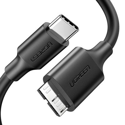 2. Ugreen cable USB Type C - micro USB Type B SuperSpeed ​​3.0 1m black (US312 20103)