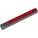 Bachmann 48.30cm (19") ALU power strip, 8-way, for UPS with IEC IEC320 C14 (for UPS systems), power supply 2 m, 1U, 8 red sockets with grounding, without switch, with 10 A fine fuse (333.538)
