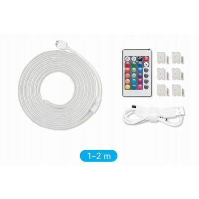5. Vention Silicone Neon LED Strip with IR Remote Control, USB 5V Power Supply, 2m