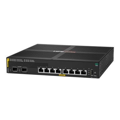 3. HPE Aruba Networking CX 6000 8p 10M/100M/1G Class4 PoE 2p SFP 1G 67W Managed Switch L2 Gigabit Ethernet (10/100/1000) PoE Support 1U Black