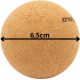 9. CORK MASSAGE BALL 6.5CM ENERO FIT