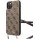 2. Guess 4G Crossbody Case for iPhone 11 Pro Max - Brown