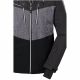 2. Killtec KSW 45 Men's Zip-Up Ski Jacket with Detachable Hood, Gray/Black (38699/238)