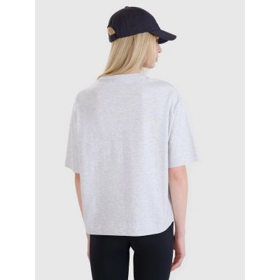4. Women's oversize T-shirt with print 4F 4FRSS25TTSHF2873-27M