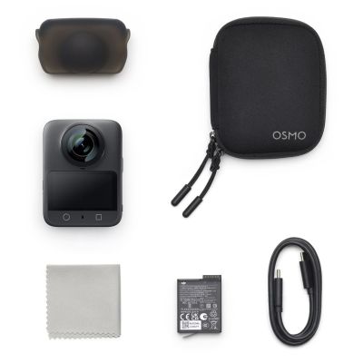 12. DJI Osmo 360 Sports Camera 120MP 8K Ultra HD CMOS 25.4/1.1mm (1/1.1") Wi-Fi 183g