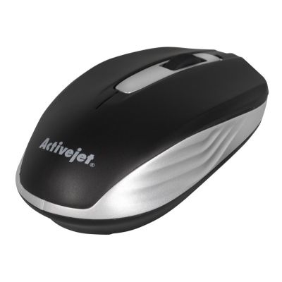2. Activejet AMY-313 Wireless USB Mouse (optical; 1200 DPI; black and gray)
