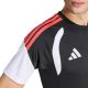 13. Men's adidas Tiro 26 League Jersey black, white, and red KB1357