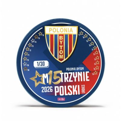 3. Hockey puck Polonia Bytom 14 Champion BLUE WMN Ltd SREBKRMSPB