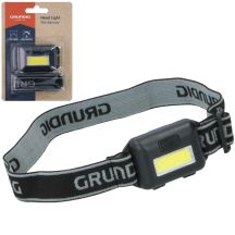 GRUNDIG COB LED TOURIST HEADLAMP - BLACK