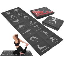 FOLDABLE YOGA MAT 1700x600x5MM BLACK ENERO FIT