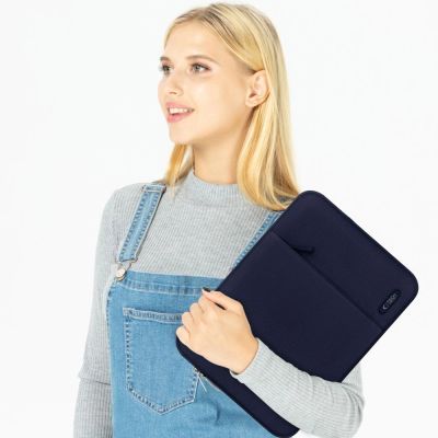 7. Tech-Protect Sleeve Laptop 13-14 Case - Navy Blue