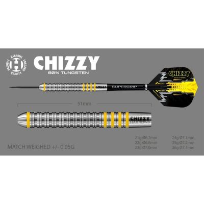 15. Harrows Chizzy Darts 80% Steeltip HS-TNK-000013896