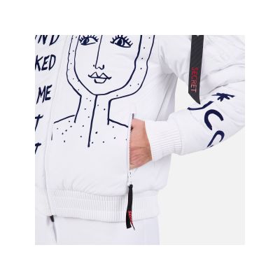 3. Rossignol W Yety Fleecy Bomber Jacket Jkt White