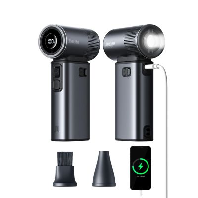 2. Jisulife Handheld Fan Ultra2 9000mAh 5-in-1 Mini Portable USB Fan - Dark Gray