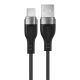 Acefast C11-04 USB-A - USB-C 3A Cable 1.2m Magnetic Braid - Black