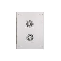 Extralink 12U 600x450 ASP Gray wall-mounted rack cabinet, solid sheet metal door