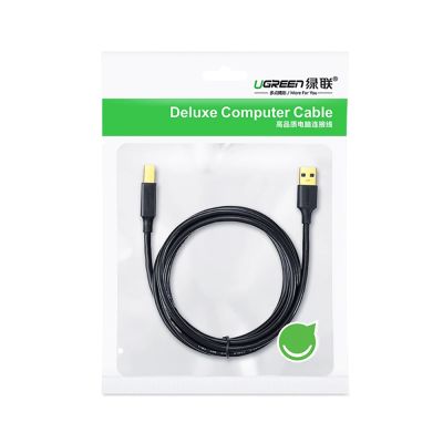 5. Ugreen USB Type B printer cable (male) - USB 2.0 (male) 480 Mbps 2 m black (US135 20847)