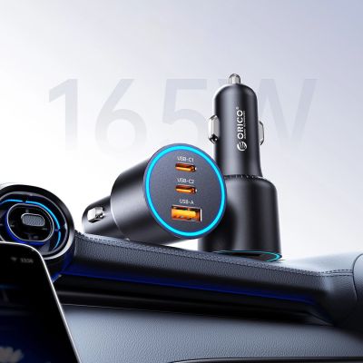2. ORICO HyperDrive 165W 1A2C Triple PD Car Charger
