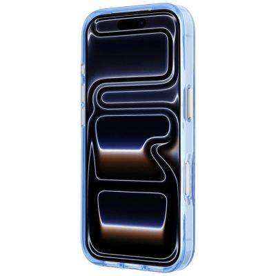 5. Karl Lagerfeld Peekaboo Logo MagSafe case for iPhone 18 Pro / 17 Pro - light blue