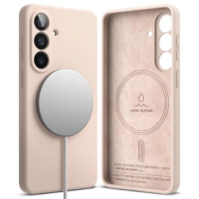 2. Ringke Silicone MagSafe Case for Samsung Galaxy S26 - Pink