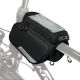 Wozinsky frame bike bag + detachable phone cover up to 6.5 "1.5l black (WBB7BK)
