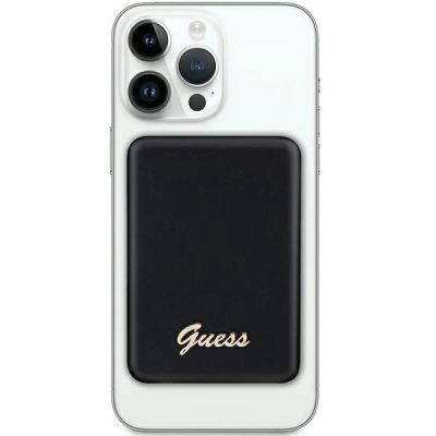 2. Guess MagSafe Metal Script Logo induction power bank 15W 5000mAh - black