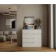 11. MALWA 1D5S CHEST OF DRAWERS WHITE