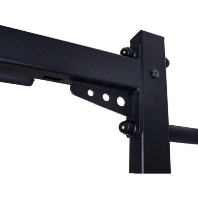 12. WOODEN AND METAL GYMNASTIC WALL BAR WITH BENCHK 221B