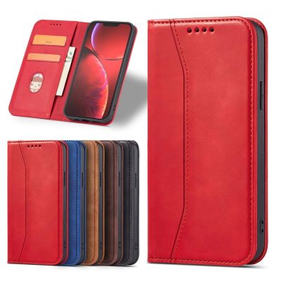 15. Magnet Fancy Case case for iPhone 14 Pro Max flip cover wallet stand red