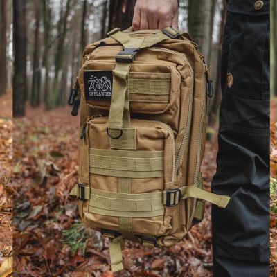 5. Offlander Survival 25L Hiking Backpack OFF_CACC_32KH