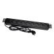 A-LAN PZ081U3M surge protector (8 x UTE; 16 A (3680 W); 3m; black)