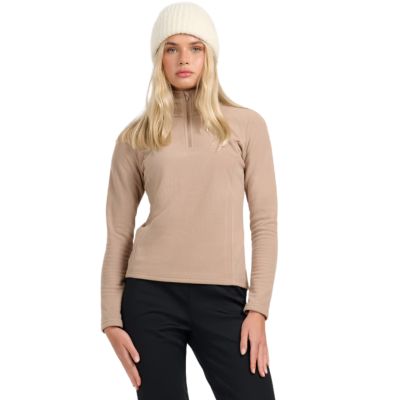 8. Women's fleece sweatshirt 4F F069 light brown 4FWAW25UFLEF069 82S