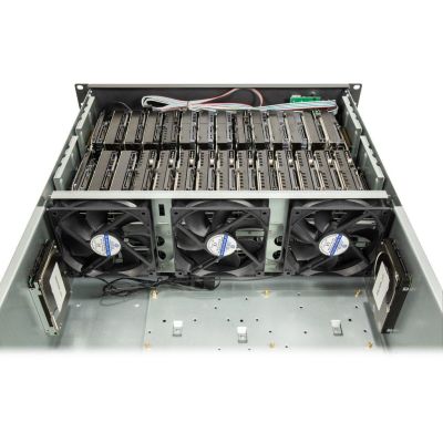 7. Inter-Tech 4F28 Rack Black, Silver