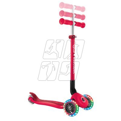 18. Globber Primo Foldable Lights 3-Wheel Scooter 432-102-2 New Red