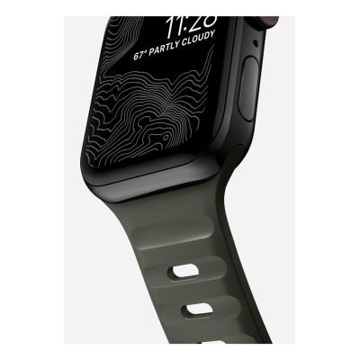 3. NOMAD Sport Band - strap for Apple Watch 46mm/49mm with FKM (ash green)