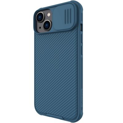 4. Nillkin CamShield Pro Case iPhone 14 Plus Armored Cover Camera Protector Blue